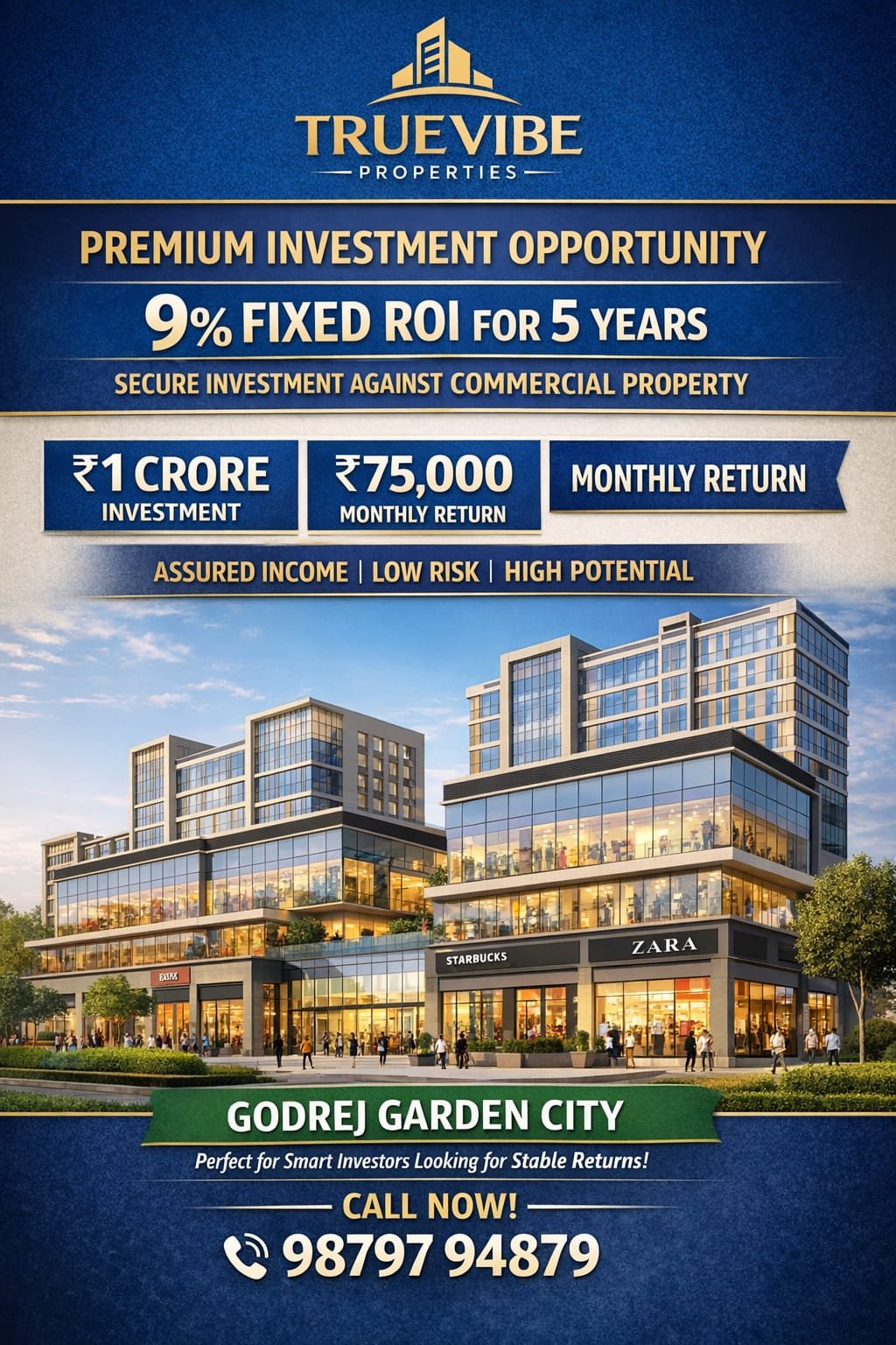 Commercial Investment - Godrej Garden City