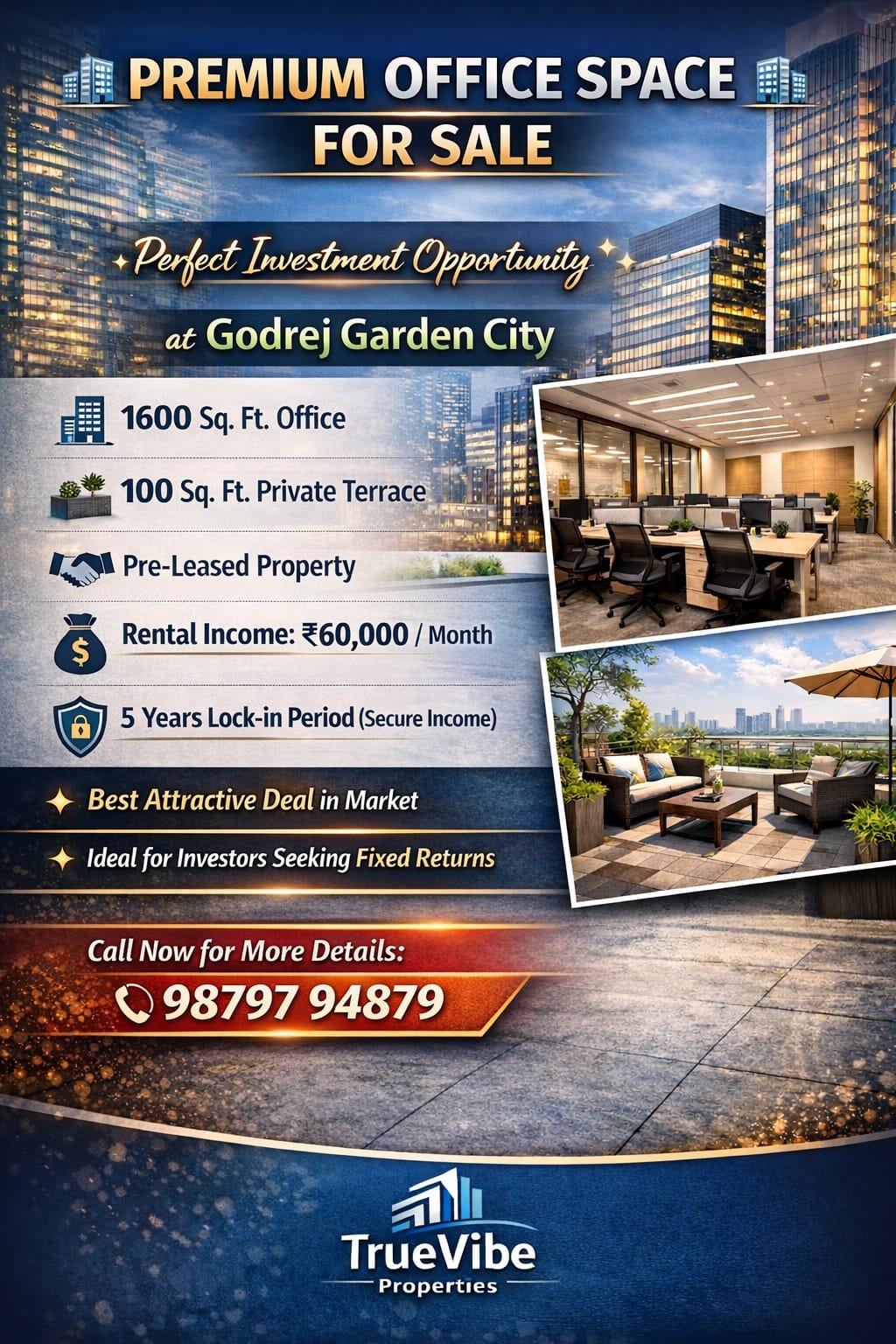 Premium Office Space - Godrej Garden City